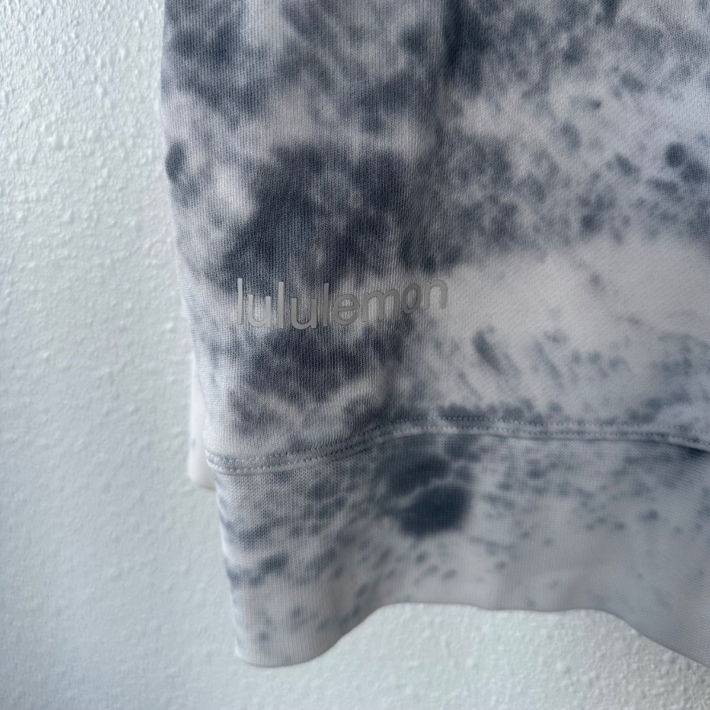 lululemon Perfectly Oversized Long Sleeve Crew Pullover Sweater XL Marble Dye - Picture 4 of 6